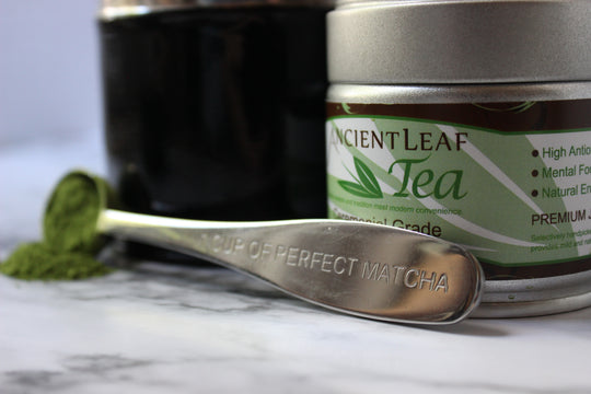 Perfect Scoop of Matcha  - portion spoon